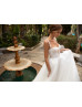 Ivory Lace Tulle Stunning Wedding Dress With Cape